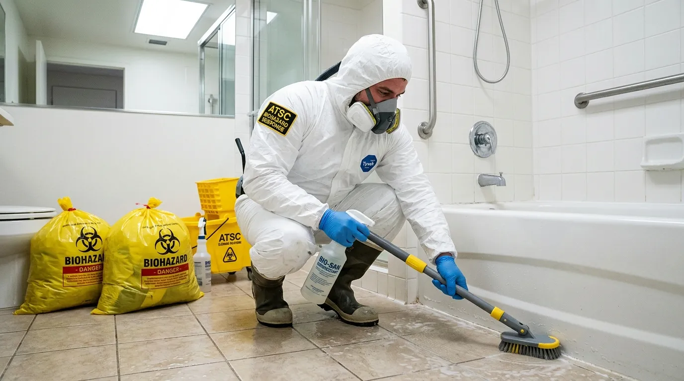 Decontamination equipment deployed for Blood Cleanup in Twin Rivers